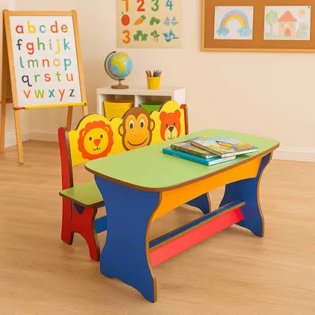 Toddler low nursery tables and chairs